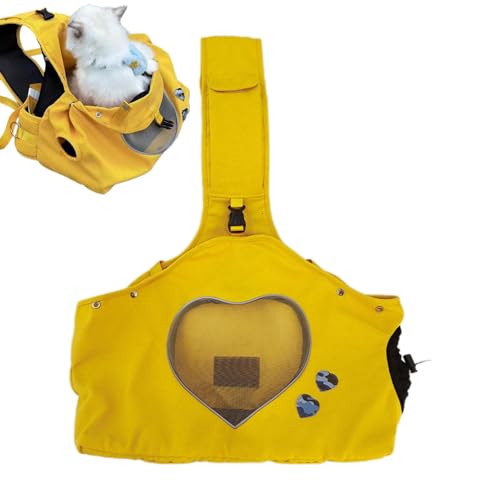 Hundehütte, Puppy Travel Sling Bag mit Schulterriemen und Tragegriffen, atmungsaktiv und leicht, Haustierreise, 35 x 40 x 6,69 cm, ideal für lange Distanztrips Hundehütte, Puppy Travel Sling Bag mit Schulterriemen und Tragegriffen, atmungsaktiv und leicht, Haustierreise, 35 x 40 x 6,69 cm, ideal für lange Distanztrips von Qzdtue