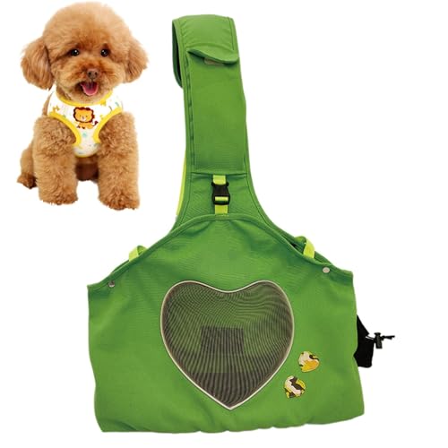 Hundehütte, Puppy Travel Sling Bag mit Schulterriemen und Tragegriffen, atmungsaktiv und leicht, Haustierreise, 35 x 40 x 6,69 cm, ideal für lange Distanztrips Hundehütte, Puppy Travel Sling Bag mit Schulterriemen und Tragegriffen, atmungsaktiv und leicht, Haustierreise, 35 x 40 x 6,69 cm, ideal für lange Distanztrips von Qzdtue