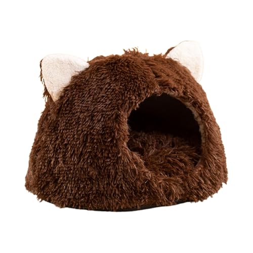 Katzenhaus, waschbares Haustierbett, 45 x 40 x 45 cm, bequemes Schlafnest, Plüsch und Baumwolle, niedlich, für den Innenbereich, für Katzen, Kitten, Puppies & Hunde, ideal für gemütliche Erholung Katzenhaus, waschbares Haustierbett, 45 x 40 x 45 cm, bequemes Schlafnest, Plüsch und Baumwolle, niedlich, für den Innenbereich, für Katzen, Kitten, Puppies & Hunde, ideal für gemütliche Erholung von Qzdtue