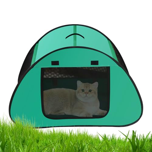 Katzenkühlhaus, Puppy Kennelzelt, Haustierbett, faltbar, atmungsaktiv, Stoff, 70 x 40 x 40 cm, für den Innen- und Außenbereich, für Hunde, kleine Tiere, Reisen, Camping Katzenkühlhaus, Puppy Kennelzelt, Haustierbett, faltbar, atmungsaktiv, Stoff, 70 x 40 x 40 cm, für den Innen- und Außenbereich, für Hunde, kleine Tiere, Reisen, Camping von Qzdtue