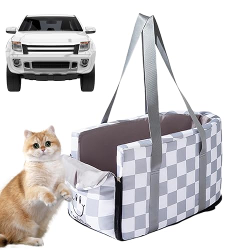 Leichter Autositz für Haustiere, Autositz für Hunde, einfache Installation, vielseitiger Autositz für kleine Hunde, verstellbare Gurte, Sitzerhöhung für Hunde, 45 x 25 x 22 cm für kleine Leichter Autositz für Haustiere, Autositz für Hunde, einfache Installation, vielseitiger Autositz für kleine Hunde, verstellbare Gurte, Sitzerhöhung für Hunde, 45 x 25 x 22 cm für kleine von Qzdtue