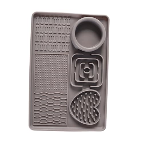 Matter Dogs, Silikon, nicht Slip, Slow Feeder Matt, 29 x 17,8 cm, interaktives Puzzlespielzeug, 1 Stück, blau, für psychische Stimulation, sensorische Bereicherung, Boredom Relief Matter Dogs, Silikon, nicht Slip, Slow Feeder Matt, 29 x 17,8 cm, interaktives Puzzlespielzeug, 1 Stück, blau, für psychische Stimulation, sensorische Bereicherung, Boredom Relief von Qzdtue