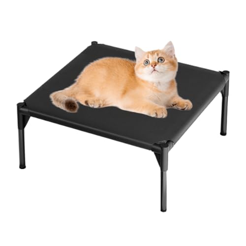 Qzdtue Erhöhtes Hundebett, Raised Pet Cot, wasserdicht, Indoor Design, waschbar, atmungsaktiv, 48 x 40 x 19 x 19 cm, Metallrahmen, ideal für mittelgroße und große Welpen Qzdtue Erhöhtes Hundebett, Raised Pet Cot, wasserdicht, Indoor Design, waschbar, atmungsaktiv, 48 x 40 x 19 x 19 cm, Metallrahmen, ideal für mittelgroße und große Welpen von Qzdtue