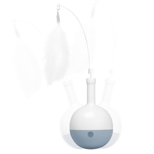 Qzdtue Interactive Cat Toys, Moving Ball Toys for Indoor Play, Multi-Functional Cat Exercise Toy for Kittens, Engaging Interactive Toy for Mental Stimulation and Fun Playtime Qzdtue Interactive Cat Toys, Moving Ball Toys for Indoor Play, Multi-Functional Cat Exercise Toy for Kittens, Engaging Interactive Toy for Mental Stimulation and Fun Playtime von Qzdtue