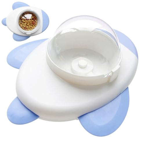 Qzdtue Leckerli-Spender, Hundespielzeug, 16,3 x 13,5 x 10,9 cm, Futter-Puzzle-Ball für Hunde, Gehirnstimulierendes Design mit langsamer Fütterungsfunktion, interaktives Spielzeug, für drinnen und Qzdtue Leckerli-Spender, Hundespielzeug, 16,3 x 13,5 x 10,9 cm, Futter-Puzzle-Ball für Hunde, Gehirnstimulierendes Design mit langsamer Fütterungsfunktion, interaktives Spielzeug, für drinnen und von Qzdtue