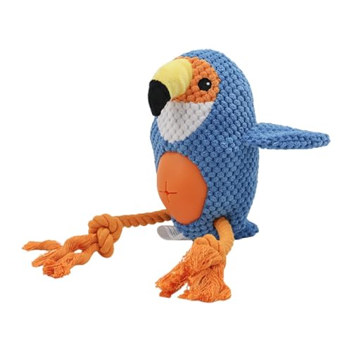 Qzdtue Parrot-shaped Dog Toy | No Stuffing Squeak Toy | Crinkle Chewing Toy | Fun Dog Enrichment Toys With 29x21x13cm/11.42x8.27x5.12 Inches Perfecr For Middle Large Dogs Qzdtue Parrot-shaped Dog Toy | No Stuffing Squeak Toy | Crinkle Chewing Toy | Fun Dog Enrichment Toys With 29x21x13cm/11.42x8.27x5.12 Inches Perfecr For Middle Large Dogs von Qzdtue