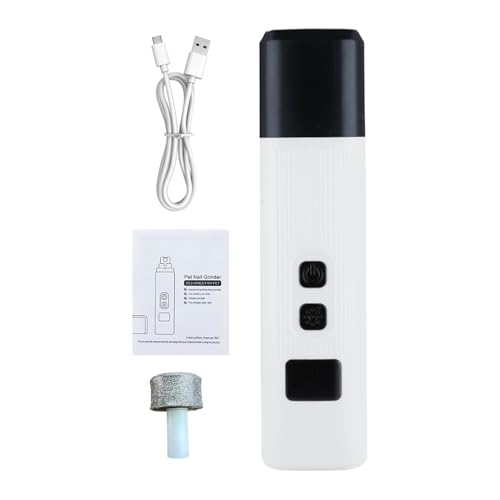 Qzdtue Pet Grooming Tool, Toenail Trimmer, 12,5 x 3 x 2,6 cm, Dog Nail Filer Electric, Quiet Motor, Built-in Light, Safe Paw Care, Type C Charging, Comfortable Grip, for Home Use Qzdtue Pet Grooming Tool, Toenail Trimmer, 12,5 x 3 x 2,6 cm, Dog Nail Filer Electric, Quiet Motor, Built-in Light, Safe Paw Care, Type C Charging, Comfortable Grip, for Home Use von Qzdtue