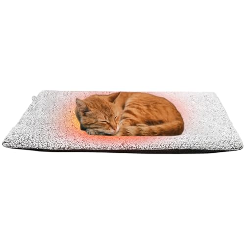 Qzdtue Pet Puppy Self-Warming Mat, Self-Warming Dog Bed, Non-Slip Heating Pet Pad, Thickened Dog Bed Mats, Cat Heating Mat For Winter, Pet Resting Mat For Furniture, Outdoor Cat House Heating Pad Qzdtue Pet Puppy Self-Warming Mat, Self-Warming Dog Bed, Non-Slip Heating Pet Pad, Thickened Dog Bed Mats, Cat Heating Mat For Winter, Pet Resting Mat For Furniture, Outdoor Cat House Heating Pad von Qzdtue