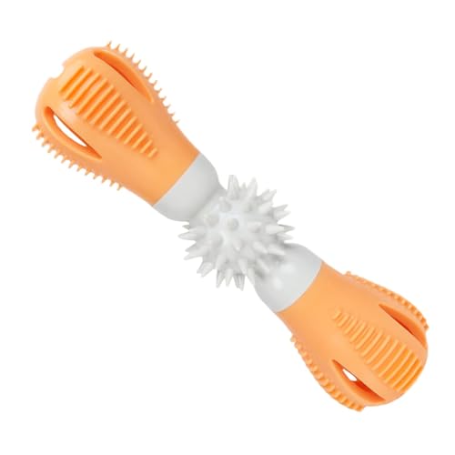 Qzdtue Puppy Chew Toys für Teething, Tough Rubber Dumbbell Toothbrush Toy, Interactive Teeth Cleaning Toys klein, mittel, große Hunde, Puppy Chew Toys Teething, Rubber Dumbbell Toothbrush Qzdtue Puppy Chew Toys für Teething, Tough Rubber Dumbbell Toothbrush Toy, Interactive Teeth Cleaning Toys klein, mittel, große Hunde, Puppy Chew Toys Teething, Rubber Dumbbell Toothbrush von Qzdtue