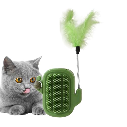 Teaser Stick Catnip Ball, Groomer Brush for Cats, Kitten Scratcher Catnip Toys, Catnip Groomer Massage Toys, Interactive Catnip Ball Toys, Catnip Lick and Groom Toys, Multi-Functional Catnip Toy Teaser Stick Catnip Ball, Groomer Brush for Cats, Kitten Scratcher Catnip Toys, Catnip Groomer Massage Toys, Interactive Catnip Ball Toys, Catnip Lick and Groom Toys, Multi-Functional Catnip Toy von Qzdtue
