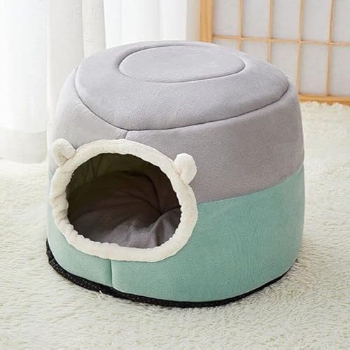 1Pcs Winter Tiefen Schlaf Komfort Katze Bett Kleine Matte Nest Katzen Zelt Gemütliche Höhle Kapsel Kleine Hunde Katzen Haus innen von RAEF