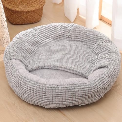 RAEF 1 Stück kleines Hundebett, Katzenbett mit Kapuzendecke, gemütliches Kuscheltier, orthopädisches Welpen-Haustierbett, Donut, runder Hundebau, Katzenhöhle, rutschfeste Unterseite RAEF 1 Stück kleines Hundebett, Katzenbett mit Kapuzendecke, gemütliches Kuscheltier, orthopädisches Welpen-Haustierbett, Donut, runder Hundebau, Katzenhöhle, rutschfeste Unterseite von RAEF