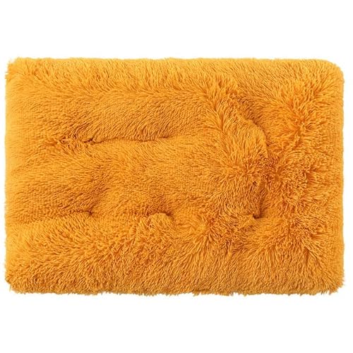 RAEF Hundebett, lang, Plüsch, beruhigend, bequemes Kunstfell, waschbare Kistenmatte mit Rutschfester Unterseite für große, mittelgroße Hunde RAEF Hundebett, lang, Plüsch, beruhigend, bequemes Kunstfell, waschbare Kistenmatte mit Rutschfester Unterseite für große, mittelgroße Hunde von RAEF