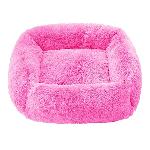 RAEF Quadratisches großes Hundebett, Flauschiges Katzenbett, langes Plüsch-Haustiersofa, Matte, Hundehaus, Zwinger, Winter, Warmer Schlaf, Haustierbedarf, beruhigendes Kissen RAEF Quadratisches großes Hundebett, Flauschiges Katzenbett, langes Plüsch-Haustiersofa, Matte, Hundehaus, Zwinger, Winter, Warmer Schlaf, Haustierbedarf, beruhigendes Kissen von RAEF