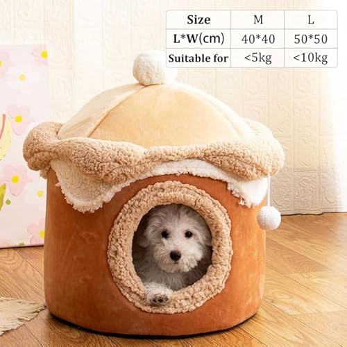 RAEF Warmes Winter-Katzen-Hundehaus, tiefes Schlaf-Haustier-Nest, geometrisches Eishaus, lustiges Komfort-Nest für kleine, mittelgroße Katzen, Hunde, Heimtierbedarf RAEF Warmes Winter-Katzen-Hundehaus, tiefes Schlaf-Haustier-Nest, geometrisches Eishaus, lustiges Komfort-Nest für kleine, mittelgroße Katzen, Hunde, Heimtierbedarf von RAEF