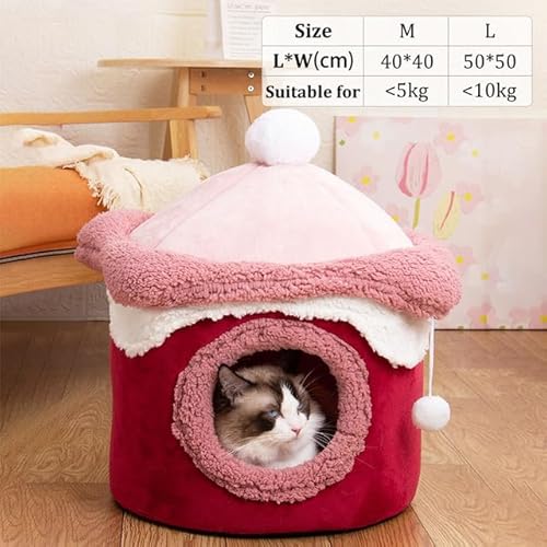 RAEF Warmes Winter-Katzen-Hundehaus, tiefes Schlaf-Haustier-Nest, geometrisches Eishaus, lustiges Komfort-Nest für kleine, mittelgroße Katzen, Hunde, Heimtierbedarf RAEF Warmes Winter-Katzen-Hundehaus, tiefes Schlaf-Haustier-Nest, geometrisches Eishaus, lustiges Komfort-Nest für kleine, mittelgroße Katzen, Hunde, Heimtierbedarf von RAEF