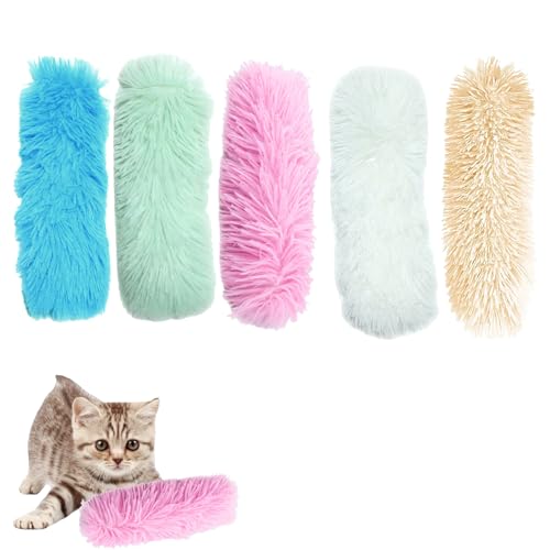 5Stück Katzenminze Plüsch,Katzen Plüsch Kauspielzeug mit Katzenminze,Katzenminze Kissen,für Katzen, um Stress abzubauen, ihre Zähne zu reinigen und ihre Kaukünste zu trainieren 5Stück Katzenminze Plüsch,Katzen Plüsch Kauspielzeug mit Katzenminze,Katzenminze Kissen,für Katzen, um Stress abzubauen, ihre Zähne zu reinigen und ihre Kaukünste zu trainieren von RANYAKE
