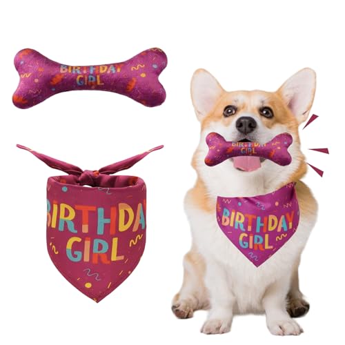 Hund Geburtstag Dreieck Lätzchen,Hund Geburtstag Bandana,Geburtstag Hundehalstuch,Geburtstag Knochenspielzeug mit Hund,Geeignet für kleine, mittlere und große weibliche Hunde und Katzen Hund Geburtstag Dreieck Lätzchen,Hund Geburtstag Bandana,Geburtstag Hundehalstuch,Geburtstag Knochenspielzeug mit Hund,Geeignet für kleine, mittlere und große weibliche Hunde und Katzen von RANYAKE