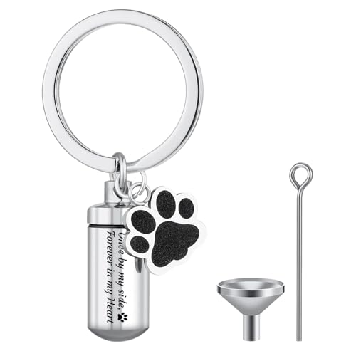 Mini Urne für Hunde,Asche Urne Flasche Hundekralle Anhänger aus Edelstahl,Asche Gedenkurne Schlüsselanhänger,Geeignet als Haustier Souvenirs und Zubehör Mini Urne für Hunde,Asche Urne Flasche Hundekralle Anhänger aus Edelstahl,Asche Gedenkurne Schlüsselanhänger,Geeignet als Haustier Souvenirs und Zubehör von RANYAKE