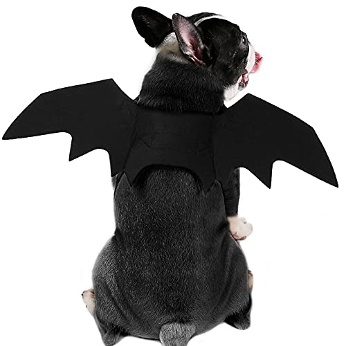 RANYPET Hund Fledermaus Kostüme Halloween Haustier Kostüm Fledermausflügel Cosplay Hundekostüm Katzenkostüm für Party von RANYPET