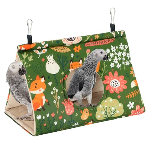 RANYPET Warmes Winter-Vogelnest – Hängematte, Samt, Schuppen, Hütte, Käfig, Plüsch, flauschig, für Papageien, Sittiche, Nymphensittiche, Wellensittiche, Unzertrennliche, afrikanisches Grau RANYPET Warmes Winter-Vogelnest – Hängematte, Samt, Schuppen, Hütte, Käfig, Plüsch, flauschig, für Papageien, Sittiche, Nymphensittiche, Wellensittiche, Unzertrennliche, afrikanisches Grau von RANYPET