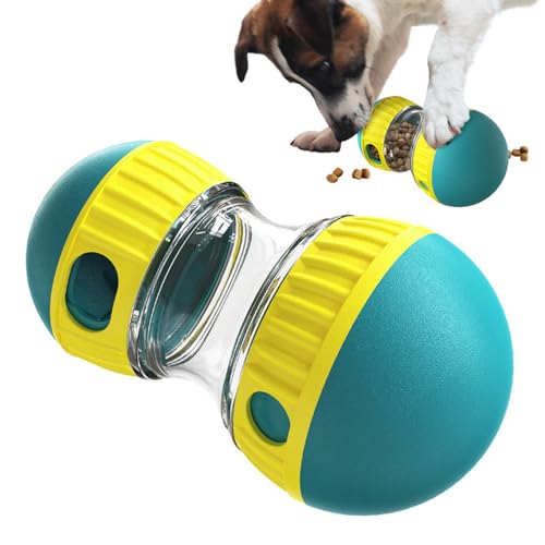 Rolling Feeder Hundespielzeug,Futterball Für Hunde Hundespielzeug Intelligenz IQ Treat Ball Interactive Dog,Intelligenzspielzeug Für Hunde Für Hunde Aller Größen Und Altersstufen (Green , 1PCS) von RARIHUOZY