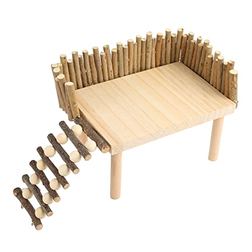 Aktivitäten von Hamster Climb Platform Log natürliches sicheres Material für Golden Bären Garider Sugar (Universal-Typ) von RASTKY