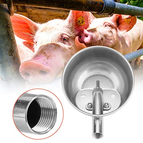 Automatischer Futternapf aus Edelstahl mit glattem Rand für Rinderwassernapf von RASTKY