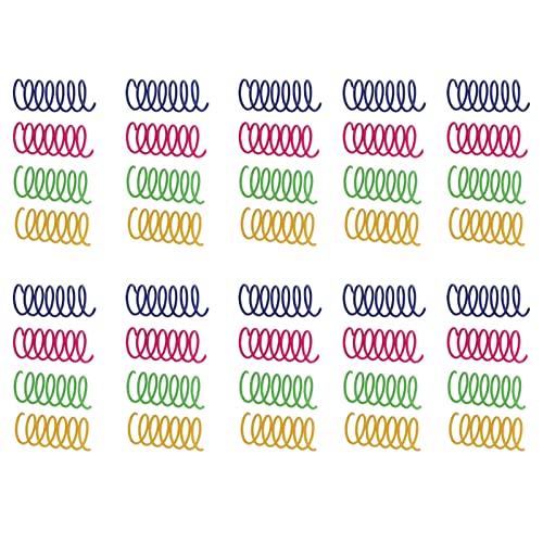 RASTKY Katzen-Frühlingsspielzeug, 40 Stück, Premium-Katzenspielzeug, lebendige Farbe für Bewegung, langlebiges ABS-Material RASTKY Katzen-Frühlingsspielzeug, 40 Stück, Premium-Katzenspielzeug, lebendige Farbe für Bewegung, langlebiges ABS-Material von RASTKY
