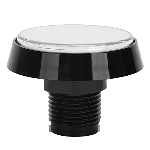 RASTKY LED -Druckknopf 60 Mm Großer Runder Flachknopf mit 3 Fußfuß für Kranmaschinen -Spielekonsole Spielkonsolenversorgungen (Weiß + LED + dreibeiniger Schalter) von RASTKY