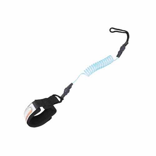 RASTKY Surfboard -Leine Stand Up Paddle Board Sprosed Leg Seil 5mm -Angle Manschette, Leichte Fußleine für Männer und Frauen (Blue) von RASTKY