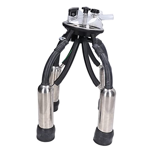 RASTKY Zuverlässige Melkklauen -Cluster -Silikon -Edelstahl -Set für Vakuumpumpemaschine, für Rinderschafe, 1 Set RASTKY Zuverlässige Melkklauen -Cluster -Silikon -Edelstahl -Set für Vakuumpumpemaschine, für Rinderschafe, 1 Set von RASTKY