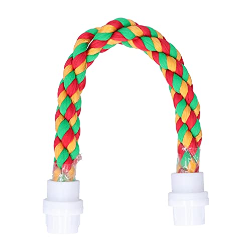 Vogelsitzstangen-Seil, S-Ständer, Bunt, U-förmige Baumwolle, Stehend, 30 cm, Vogelspielzeug, Vogelkäfigseile, Kletterstange, Kaustange, um Platz Im Käfig zu Sparen und das von RASTKY