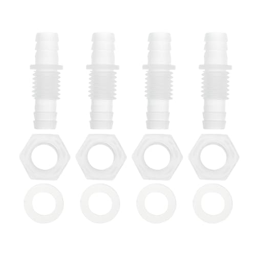 RATCHROLL 1 Satz Kunststoff-Schlauchstutzen 25/64" Schlauchstutzen Durch-Bulkhead Bulkhead Fitting Clear PP RATCHROLL 1 Satz Kunststoff-Schlauchstutzen 25/64" Schlauchstutzen Durch-Bulkhead Bulkhead Fitting Clear PP von RATCHROLL