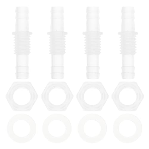 RATCHROLL 1 Satz Kunststoff-Schlauchstutzen 5/16" Schlauchstutzen Durch-Bulkhead Fitting Klar PP RATCHROLL 1 Satz Kunststoff-Schlauchstutzen 5/16" Schlauchstutzen Durch-Bulkhead Fitting Klar PP von RATCHROLL