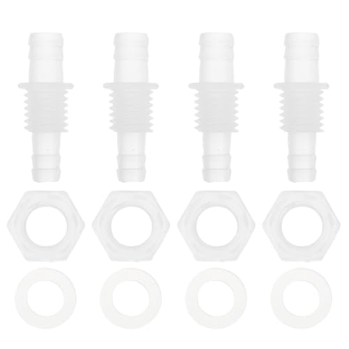 RATCHROLL 1 Satz Kunststoff-Schlauchstutzen 5/16" x 25/64" Schlauchstutzen Durch-Bulkhead Bulkhead Fitting Klar PP RATCHROLL 1 Satz Kunststoff-Schlauchstutzen 5/16" x 25/64" Schlauchstutzen Durch-Bulkhead Bulkhead Fitting Klar PP von RATCHROLL