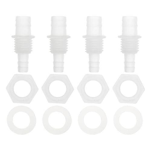 RATCHROLL 1 Set Kunststoff-Schlauchstutzen 5/16" x 15/32" Schlauchstutzen Durch-Bulkhead Bulkhead Fitting Klar PP RATCHROLL 1 Set Kunststoff-Schlauchstutzen 5/16" x 15/32" Schlauchstutzen Durch-Bulkhead Bulkhead Fitting Klar PP von RATCHROLL