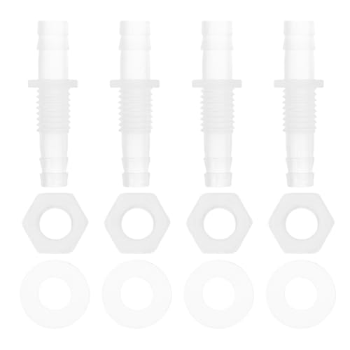 RATCHROLL 1 Set Kunststoff-Schlauchstutzen 9/32" x 5/16" Schlauchstutzen Durch-Bulkhead Bulkhead Fitting Klar PP RATCHROLL 1 Set Kunststoff-Schlauchstutzen 9/32" x 5/16" Schlauchstutzen Durch-Bulkhead Bulkhead Fitting Klar PP von RATCHROLL
