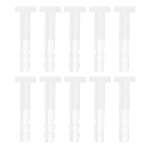 RATCHROLL 10 Stück Kunststoff-Schlauchstutzen 5/32" Schlauch-ID Stutzen M6 Gewinde Durch-Bulkhead Bulkhead-Fittings Klar PP RATCHROLL 10 Stück Kunststoff-Schlauchstutzen 5/32" Schlauch-ID Stutzen M6 Gewinde Durch-Bulkhead Bulkhead-Fittings Klar PP von RATCHROLL