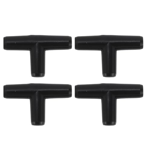 RATCHROLL 4 Stück Kunststoff-Schlauchstutzen 5/16" T 3-Wege-Verbinder Schwarz PP RATCHROLL 4 Stück Kunststoff-Schlauchstutzen 5/16" T 3-Wege-Verbinder Schwarz PP von RATCHROLL