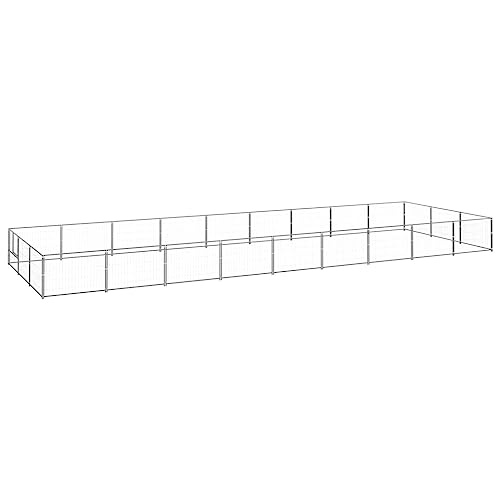Haustierbedarf-Hundehütte Silber 27 m² Stahl-Tiere & Haustierbedarf Haustierbedarf-Hundehütte Silber 27 m² Stahl-Tiere & Haustierbedarf von RAUGAJ