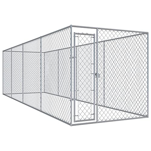 Hundehütte für den Außenbereich, 760 x 192 x 185 cm, Material: verzinkter Stahl Hundehütte für den Außenbereich, 760 x 192 x 185 cm, Material: verzinkter Stahl von RAUGAJ