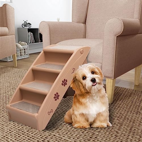 Hundetreppe klappbar braun 62x40x49,5 cm Artikelfarbe braun von RAUGAJ