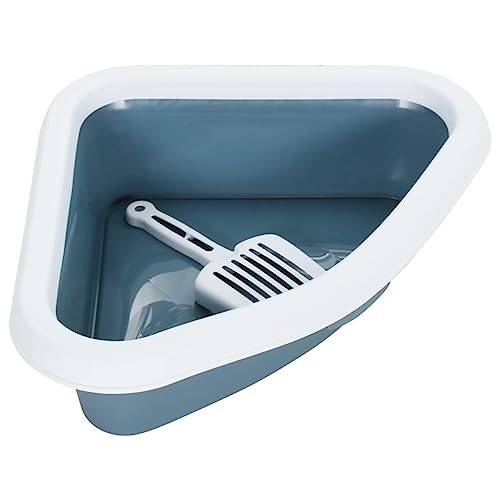 Katzentoilette, Weiß und Blau, 56 x 40 x 14 cm, PP, Artikelfarbe: Blau und Weiß Katzentoilette, Weiß und Blau, 56 x 40 x 14 cm, PP, Artikelfarbe: Blau und Weiß von RAUGAJ