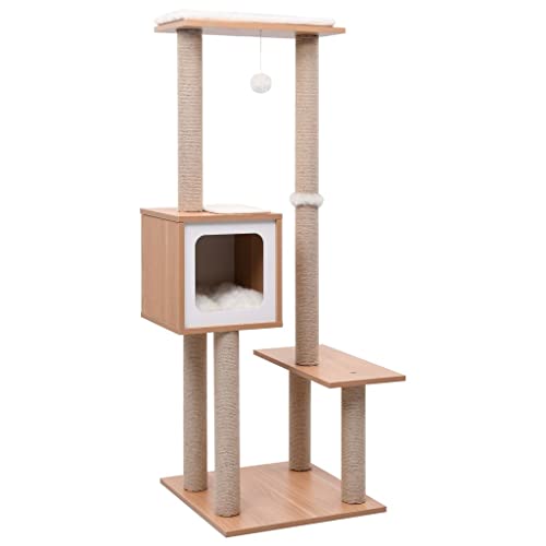 Pet Supplies Kratzbaum mit Sisal-Kratzmatte, 129 cm, Tiere & Haustierbedarf Pet Supplies Kratzbaum mit Sisal-Kratzmatte, 129 cm, Tiere & Haustierbedarf von RAUGAJ