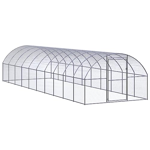 Pet Supplies-Outdoor Hühnerstall 3x10x2 m verzinkter Stahl Tiere & Haustierbedarf von RAUGAJ