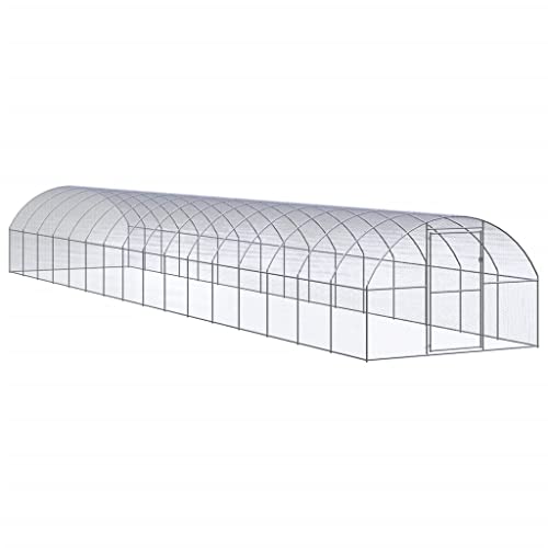 Pet Supplies-Outdoor Hühnerstall 3x16x2 m verzinkter Stahl Tiere & Haustierbedarf von RAUGAJ