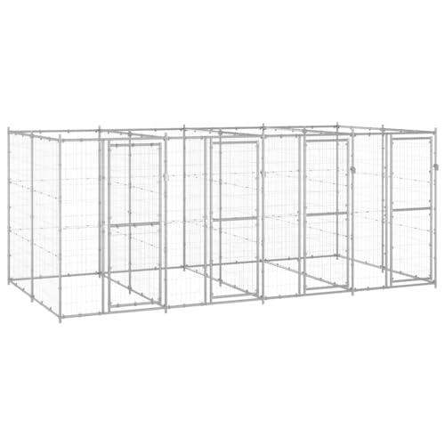 Pet Supplies-Outdoor Hundehütte, verzinkter Stahl, 9,68 m², Tier- und Haustierbedarf von RAUGAJ