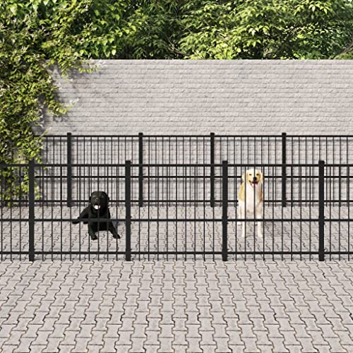 Pet Supplies-Outdoor Hundehütte Stahl 19,76 m²-Tiere & Haustierbedarf von RAUGAJ