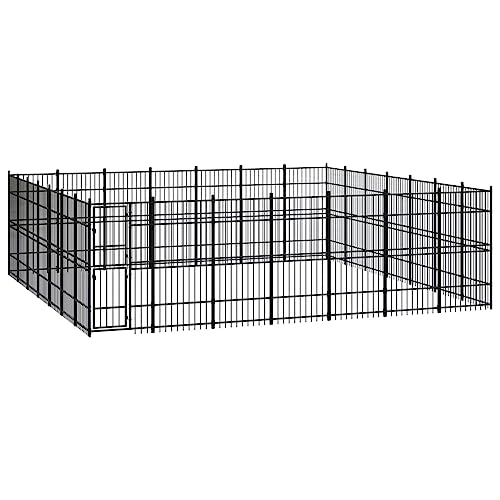 Pet Supplies-Outdoor Hundehütte Stahl 45,16 m²-Tiere & Haustierbedarf von RAUGAJ